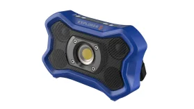 תאורת עבודה נטענת 2000 לומן ורמקול Bluetooth לשטח - צלח