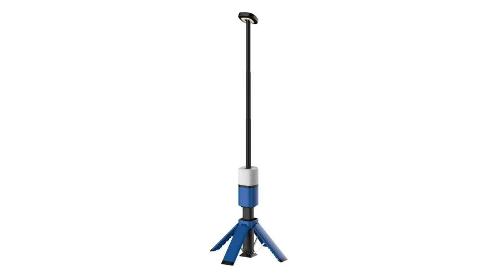 עמוד תאורה טלסקופי נטען (34-100 ס''מ) 1000 לומן BRIGHT