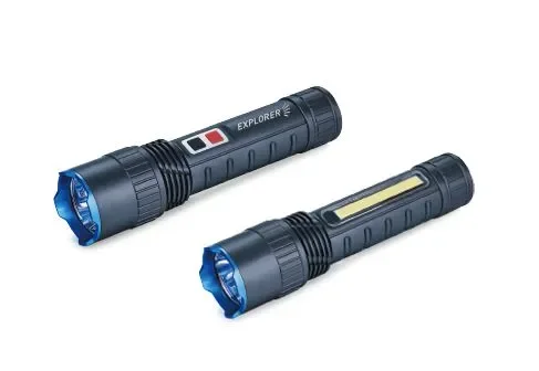 פנס כיס טקטי משולב תאורת עבודה COB נטען - צלח