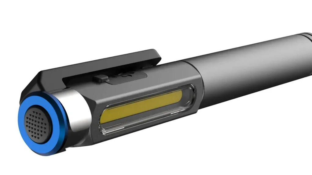 פנס עט נטען CARBON PENLIGHT - עוצמה 300 לומן BRIGHT