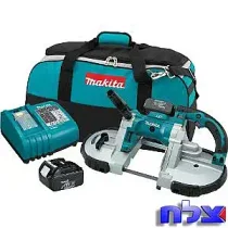 מסור סרט מכני נטען 18V גוף בלבד MAKITA