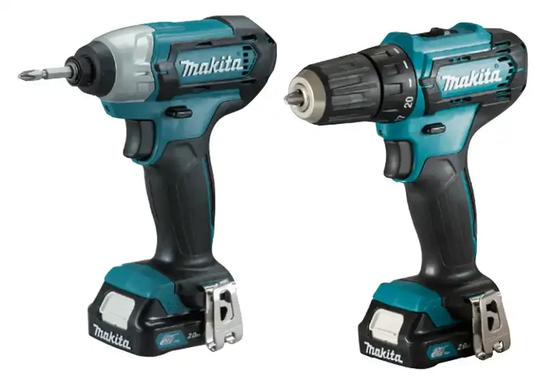 סט 2 כלים 12V (מברגה + אימפקט) 2 סוללות 1.5Ah DF333 + TD110 MAKITA