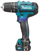 סט כלים 10.8V (מברגה + אימפקט) 2 סוללות 1.5Ah HP333D + TD110 MAKITA