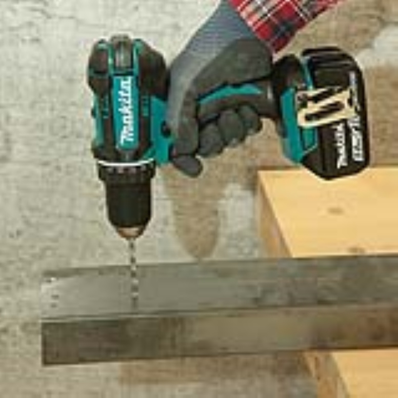 מברגה-מקדחה נטענת 18V סוללות 4Ah DDF482RME MAKITA