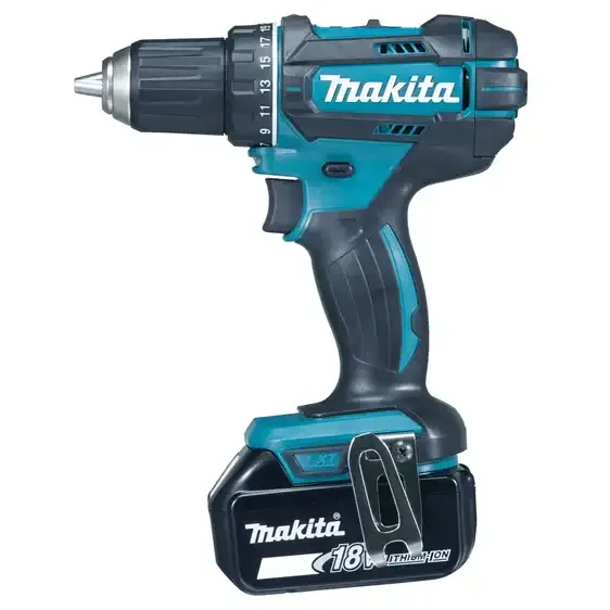 מברגה-מקדחה נטענת 18V סוללות 4Ah DDF482RME MAKITA