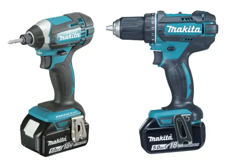 סט 2 כלים 18V (מברגה + אימפקט) 3 סוללות 4Ah BTD152 + DDF482 MAKITA
