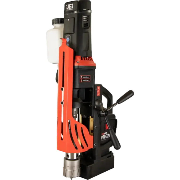 מקדחה מגנטית JEI MagBeast Premium PRO-72T – כושר קידוח 70 מ''מ, הברגה M20, מנוע 1600W