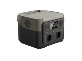 תחנת כח ניידת 2 ECOFLOW RIVER MAX דגם LIFEPO4 קיבולת 0.512Kwh -הספק 0.5-1KW טעינה מהירה