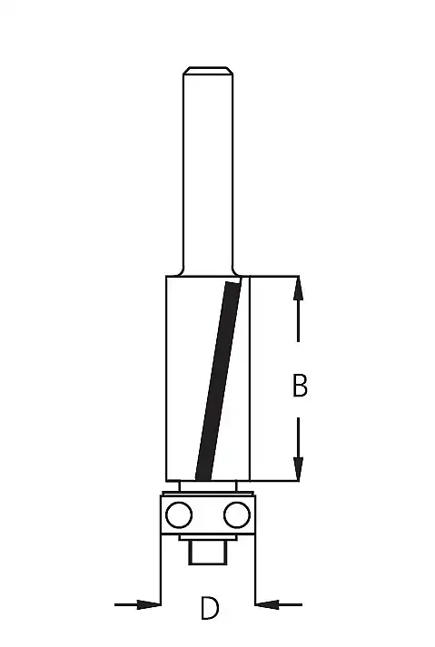 ישר+מיסב קוטר L25X12.7, משופע WPW