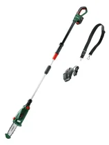 מסור שרשרת טלסקופי נטען Bosch Universal Chain Pole 18 - סט כולל סוללה 2.5Ah ומטען לגיזום עצים גבוהים