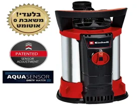 משאבה טבולה דגם 4390 למים נקיים 3 מצבי סנסור גובה 0 EINHILL (4171440)
