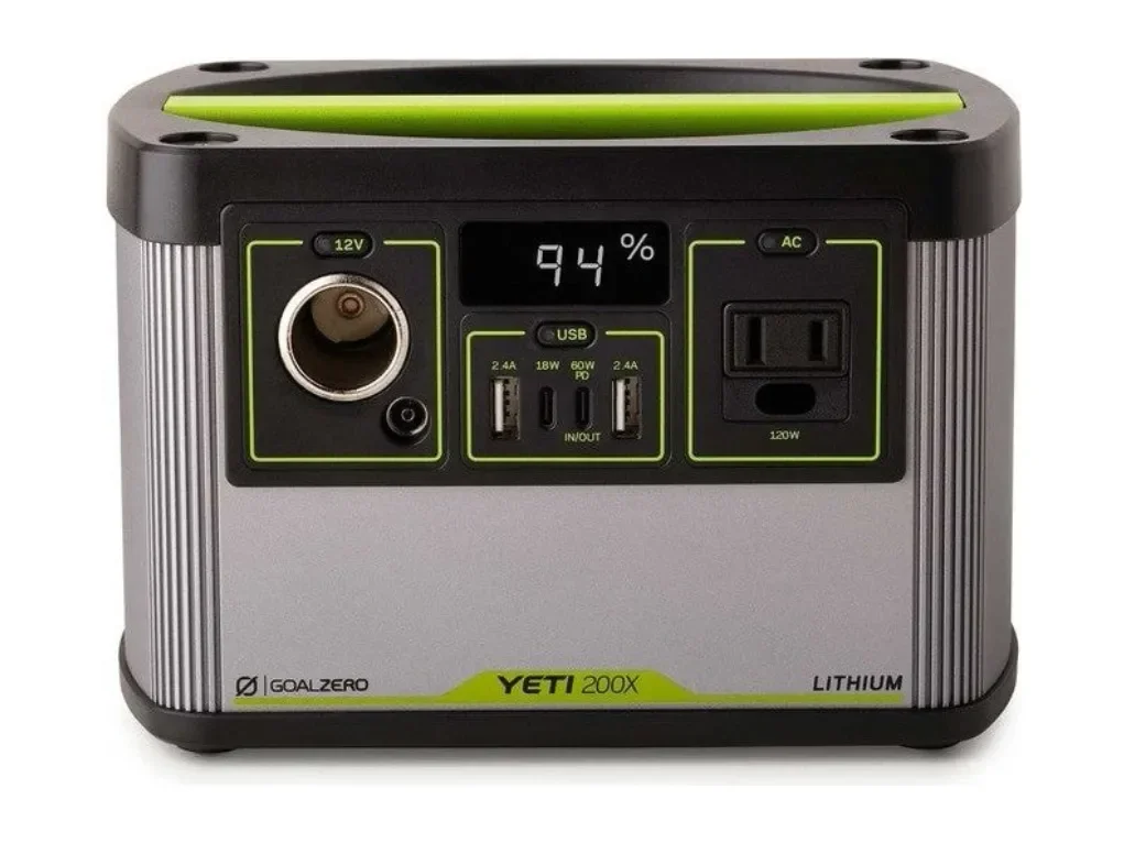 תחנת כח ניידת GOALZERO YETI 200X - קיבולת 187Wh - הספק 120W