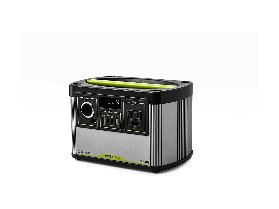 תחנת כח ניידת GOALZERO YETI 200X - קיבולת 187Wh - הספק 120W