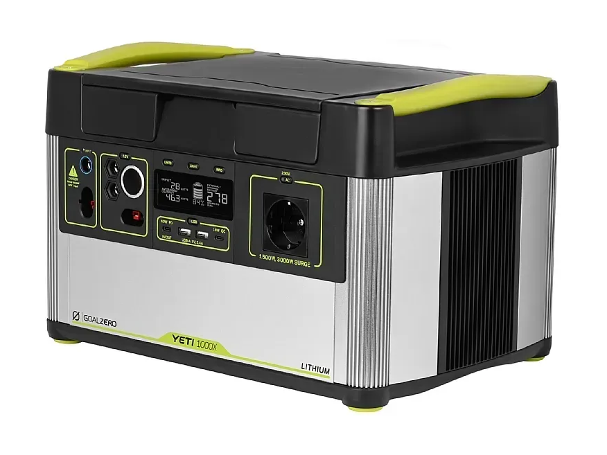 תחנת כח ניידת GOALZERO YETI 1000X - קיבולת 1KWh - הספק 1.5Kw