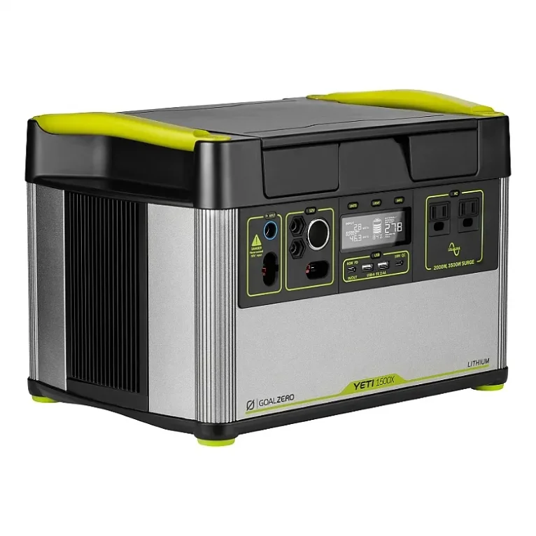 תחנת כח ניידת GOALZERO YETI 1500X - קיבולת 1.5KWh - הספק 2KW