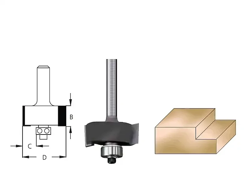 כרסום מדרגה מסט HES, קוטר 19 WPW
