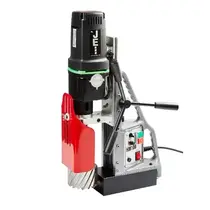 מקדחה מגנטית JEI MagBeast HM100TS – 100 מ''מ, בסיס מסתובב 360°, מברזיה עד M30