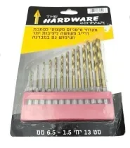 סט מקדחי טיטניום למברגת אימפקט 13`ח