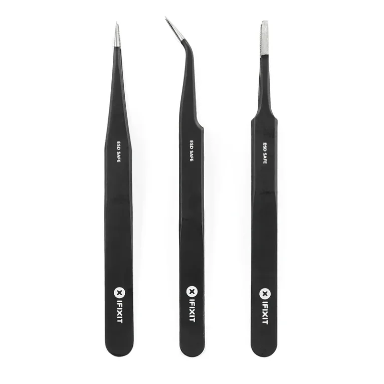 סט פינצטות מדויקות (אנטי-סטטי/ESD) iFixit – 3 יחידות