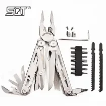 אולר רב שימושי מולטיטול SQT מתאים ללהבי ג'יקסו שחור עם צבע כסף
