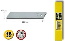 להב רחבה ללא שבירה לסכין יפני אולפה (10) LB-SOL-10