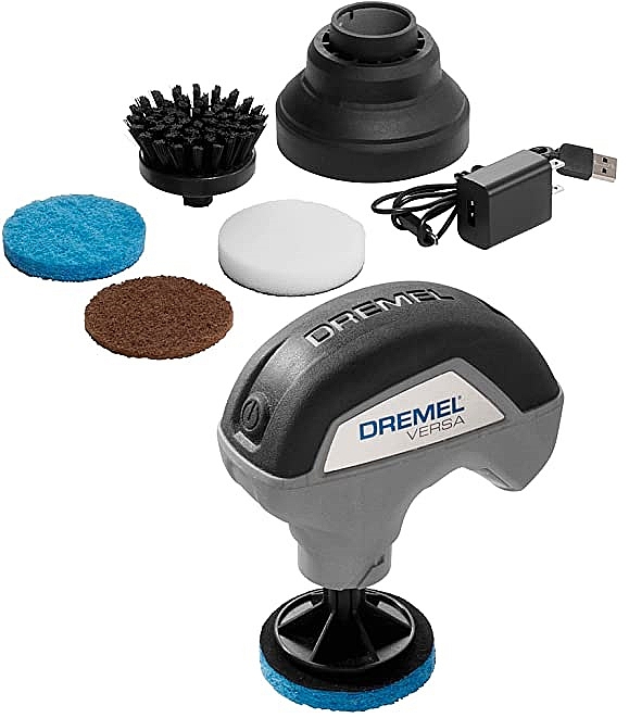 מברשת חשמלית לניקוי DREMEL VERSA עם 10 אביזרים