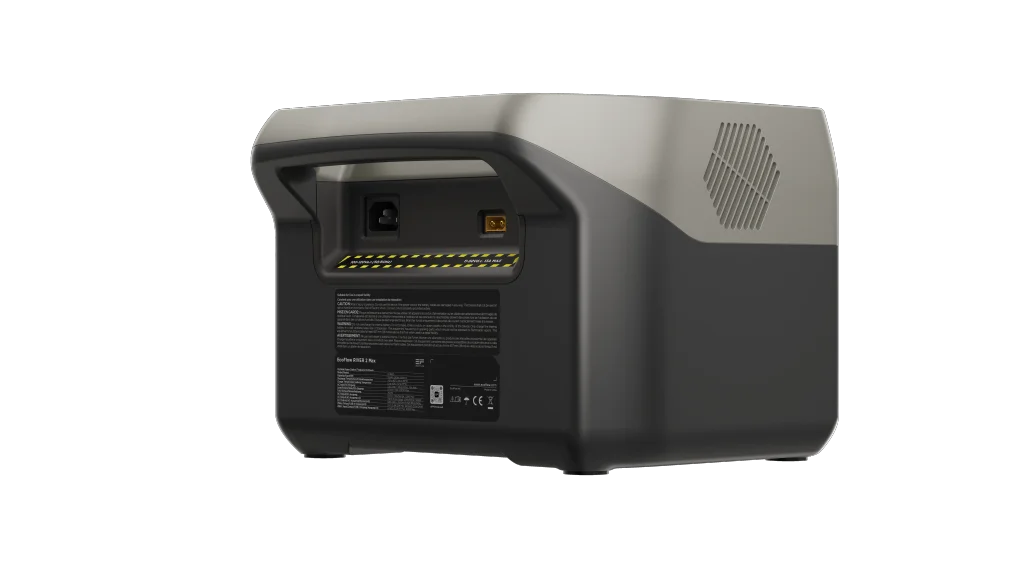 תחנת כח ניידת 2 ECOFLOW RIVER MAX דגם LIFEPO4 קיבולת 0.512Kwh -הספק 0.5-1KW טעינה מהירה