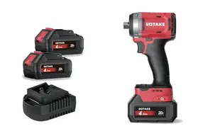 מפתח רטיטה נטען 1/2'' כולל 2 סוללות, 780 ניוטון, ROTAKE T1
