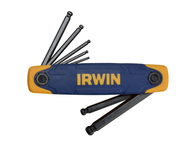 סט אלן אולר משושה כדורי מ''מ 2-8מ''מIRWIN