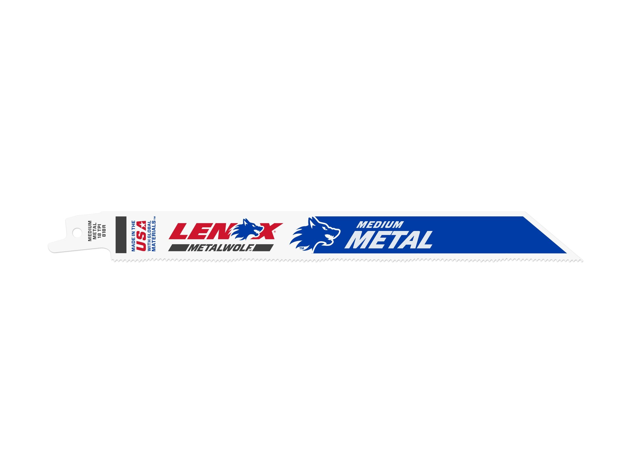 מסורית למסור חרב למתכת 818R אורך 200 מ''מ ( 5 יח') LENOX