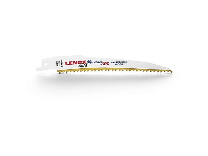 מסורית למסור חרב לעץ 656G אורך 152 מ''מ ( 5 יח') LENOX