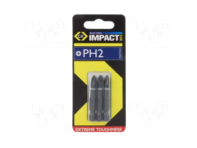 ביט פיליפס PH2X50 מ''מ C.K בבליסטר (3 יח)