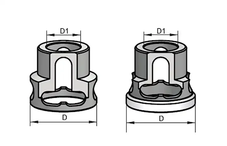 טבעת מעצור ל-25x13 AT/AQ עם פלסטיק WPW