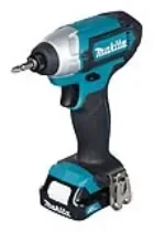 מברגת אימפקט נטענת 12V 2 סוללות 1.5Ah TD110DWYE MAKITA