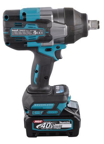 מפתח רטיטה נטען ברשלס 40V כולל סוללה 3/4'' TW001G MAKITA