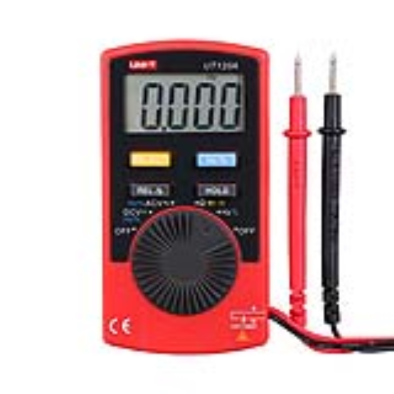 רב מודד כיס AC/DC 600V זרם עד AC/DC 400MA ובדיקות רציפות התנגדות קבלים ותדרים