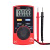 רב מודד כיס AC/DC 600V זרם עד AC/DC 400MA ובדיקות רציפות התנגדות קבלים ותדרים