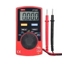 רב מודד כיס AC/DC 600V זרם עד AC/DC 400MA ובדיקות רציפות התנגדות קבלים ותדרים
