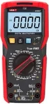 רב מודד 20A+טמפ'+קבלים+תדר+Trms+מדהה מתח ללא מגע UNI-T