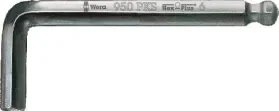 מפתח אלן כדורי ציפוי כרום מבית WERA דגם 950