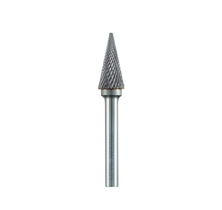 פצירה מסתובבת קונית קצה חוד SKM CO-6X50 אלפן קנה 6 מ''מ