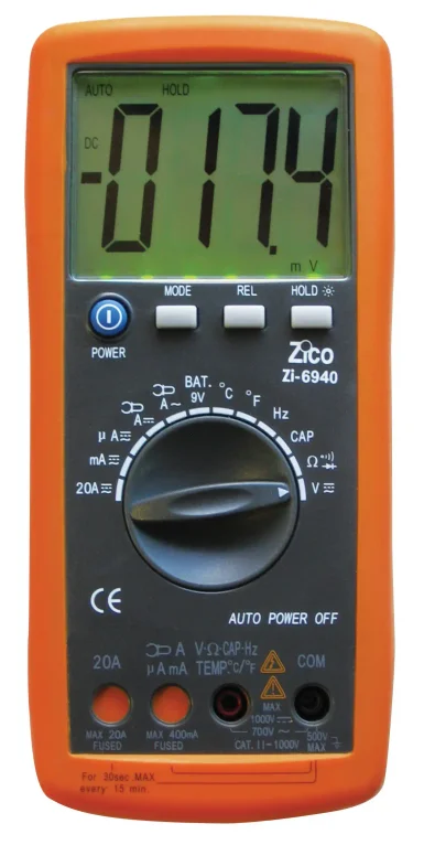 רב מודד מקצועי 20A זיקו דגם 6940