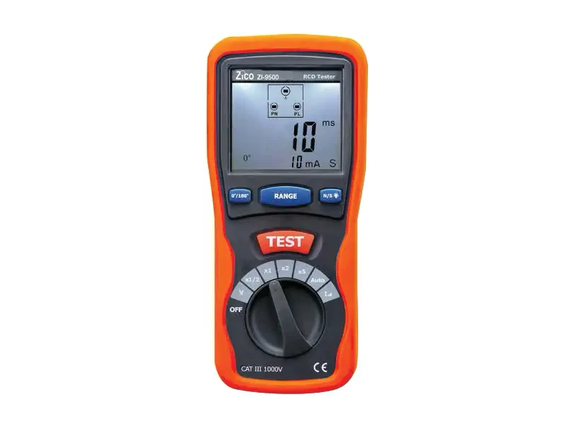 בודק מפסק פחת מקצועי זיקו דגם 9500