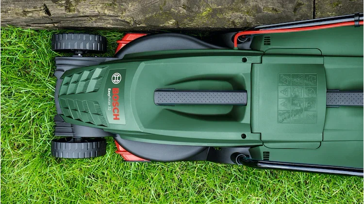 מכסחת דשא חשמלית Bosch EasyRotak 32-215 בהספק 1200W - מכסחת קומפקטית וקלה לגינון ביתי מדויק