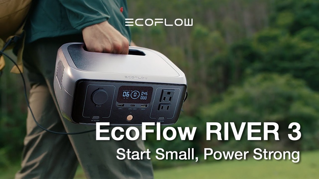 תחנת כוח ניידת RIVER3 דגם UPS הספק 0.3-0.6kW קיבולת 0.245kWh