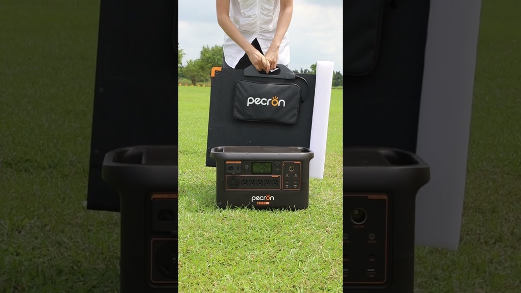 פאנל סולארי מתקפל 200 וואט | PECRON 200W