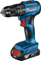 מקדחה/מברגה רוטטת EC BOSCH GSB185-LI (כולל סוללה 4.0Ah ומטען)