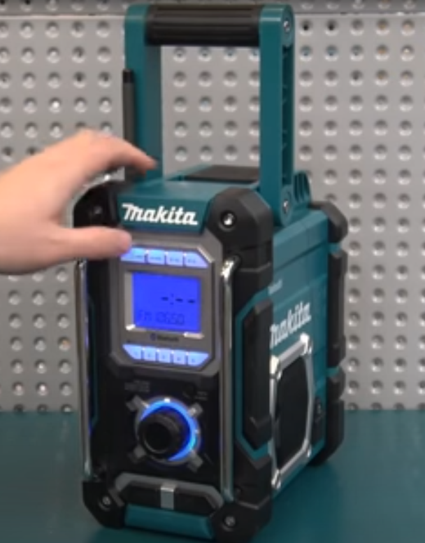 רדיו אתר נטען Bluetooth + שעון מעורר 7.2V-18V גוף בלבד DMR108 MAKITA