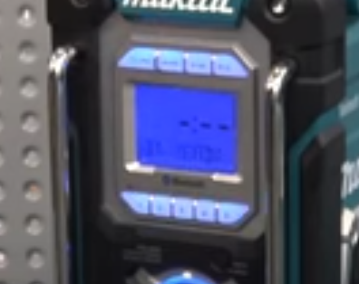 רדיו אתר נטען Bluetooth + שעון מעורר 7.2V-18V גוף בלבד DMR108 MAKITA